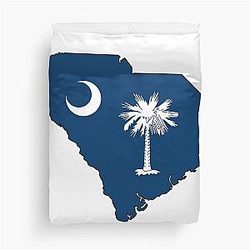 South Carolina Duvet Cover