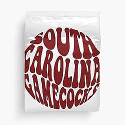 South Carolina Wave Duvet Cover
