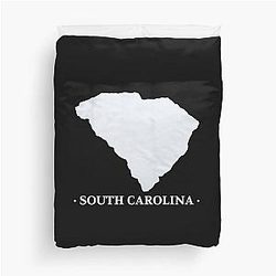 Home to South Carolina Duvet Cover