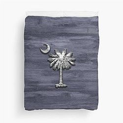 Rustic South Carolina Palmetto Duvet Cover