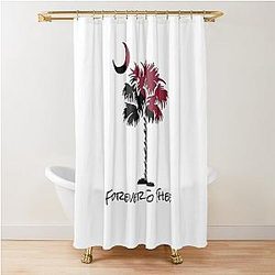 Palmetto Moon Split Color Tee - To Thee South Carolina Pride Shower Curtain