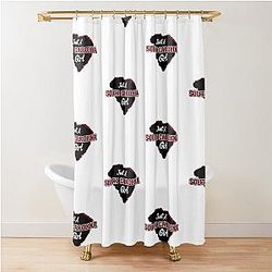 Just a Girl South Carolina Shower Curtain