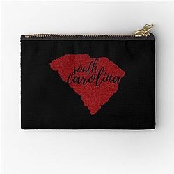 South Carolina Garnet Zipper Pouch