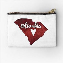 Columbia, South Carolina watercolor Zipper Pouch