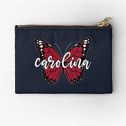 Carolina Butterfly Zipper Pouch
