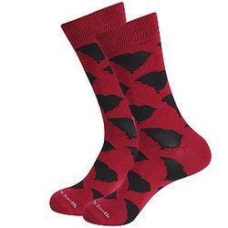 South Carolina Dress Socks for Men or Women - Garnet and Black Gamecock