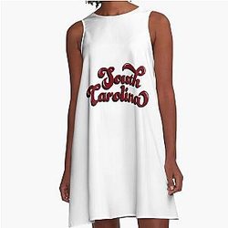 Groovy South Carolina A-Line Dress