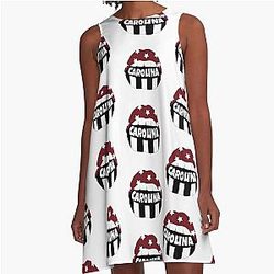 CAROLINA Star Design A-Line Dress