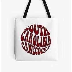 South Carolina Groovy Wave Tote Bag