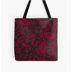 South Carolina Floral Over Print Tote Bag
