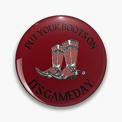 South Carolina Gameday Football Pin Button