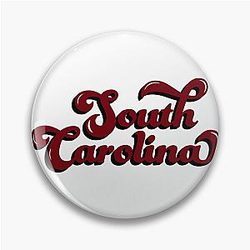 Groovy South Carolina Pin