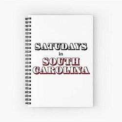 Saturdays in South Carolina Spiral Notebook