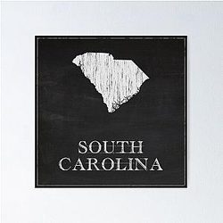 South Carolina Chalk Board