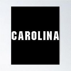 Carolina Jersey Font Poster