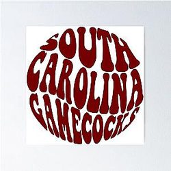 South Carolina Wave Poster