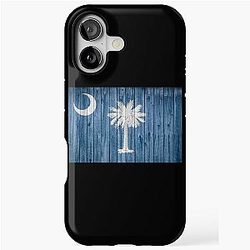 South Carolina Flag Barn Wall Print Shirts Gifts iPhone Tough Case
