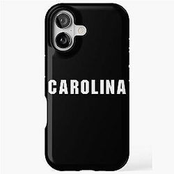 Carolina Jersey Font Tough Case for iPhone