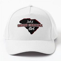 Just A Girl in Carolina Baseball Cap