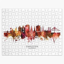 Charleston South Carolina Skyline Jigsaw Puzzle