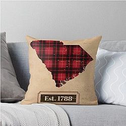 South Carolina Throw Pillow