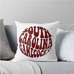 South Carolina Groovy Wave Pillow