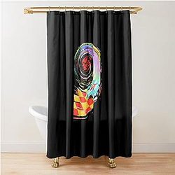 Speed Racer Circle Shower Curtain