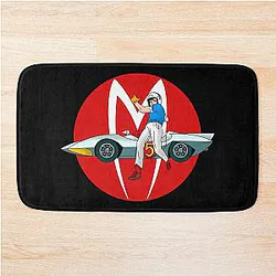 90s speed racer Mach 5 bath mat