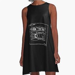 MACH 5 BLUEPRINT Limited Edition A Line Dress
