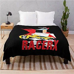 Racer Retro Throw Blanket