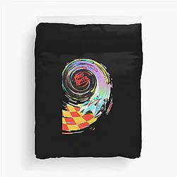 Speed Racer Circle Duvet Cover