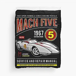 Mach Five Speed Racer Duvet Cover