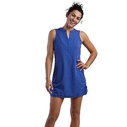 Speed Racer Swim Cover Up Dress - Quick Dry UPF 50+ Adjustable Sides Zipper Pockets Beach or Pool Ready
