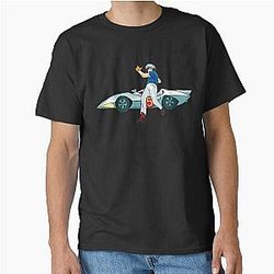 Mens Funny Speed Racer Christmas Classic T-Shirt