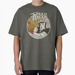Vintage Retro 60s Anime Oversized T-Shirt