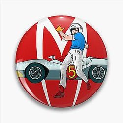 90s speed racer Mach 5 pin