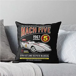 Five Speed Racer Throw Pillow