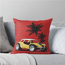 Speed Racer Beach Throw Pillow