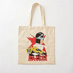 Retro Speed Racer Cotton Tote Bag