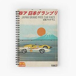 Speed Racer Japan Grand Prix 1967 Notebook