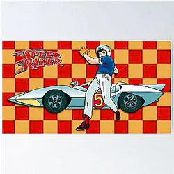SPEED RACER RETRO 60S POSTER