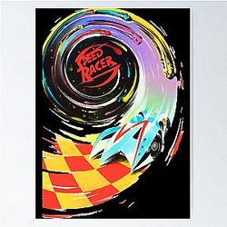 Speed Racer Circle Poster