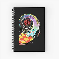 Speed Racer Circle Spiral Notebook
