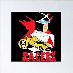 Racer X Speed Racer Retro Poster