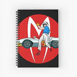 90s Speed Racer As A Mach 5 Spiral Notebook