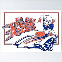 Speed Racer Graphic Poster