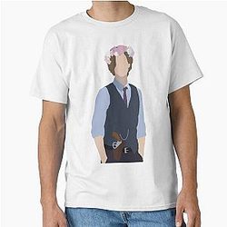 Dr. Spencer Reid Silhouette Flower Crown Classic T-Shirt