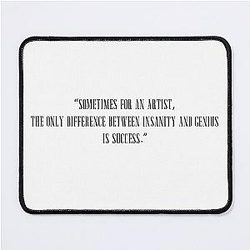 Spencer Reid Quote Mousepad