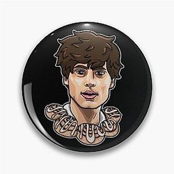 Spencer Matthew Gray Gubler Cinnamon Roll Pin