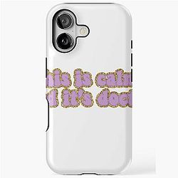 Calm and its doctor Spencer Reid iPhone Tough Case